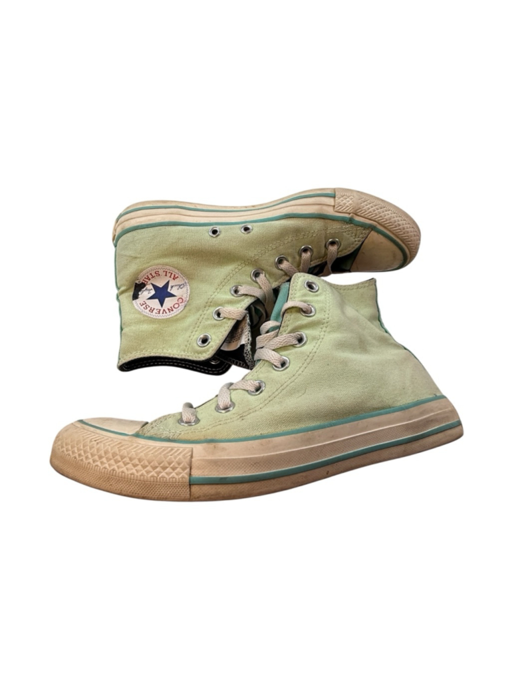 Converse All Star Chuck Taylor High Top Sneakers Mint Green Women’s 7.5 Men’s 5. - Picture 3 of 6
